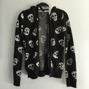 Skull Zip Up Sweatshirt 💀